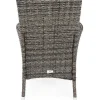 Best Comfort Garden Nojatuoli Thor polyrottinki harmaa