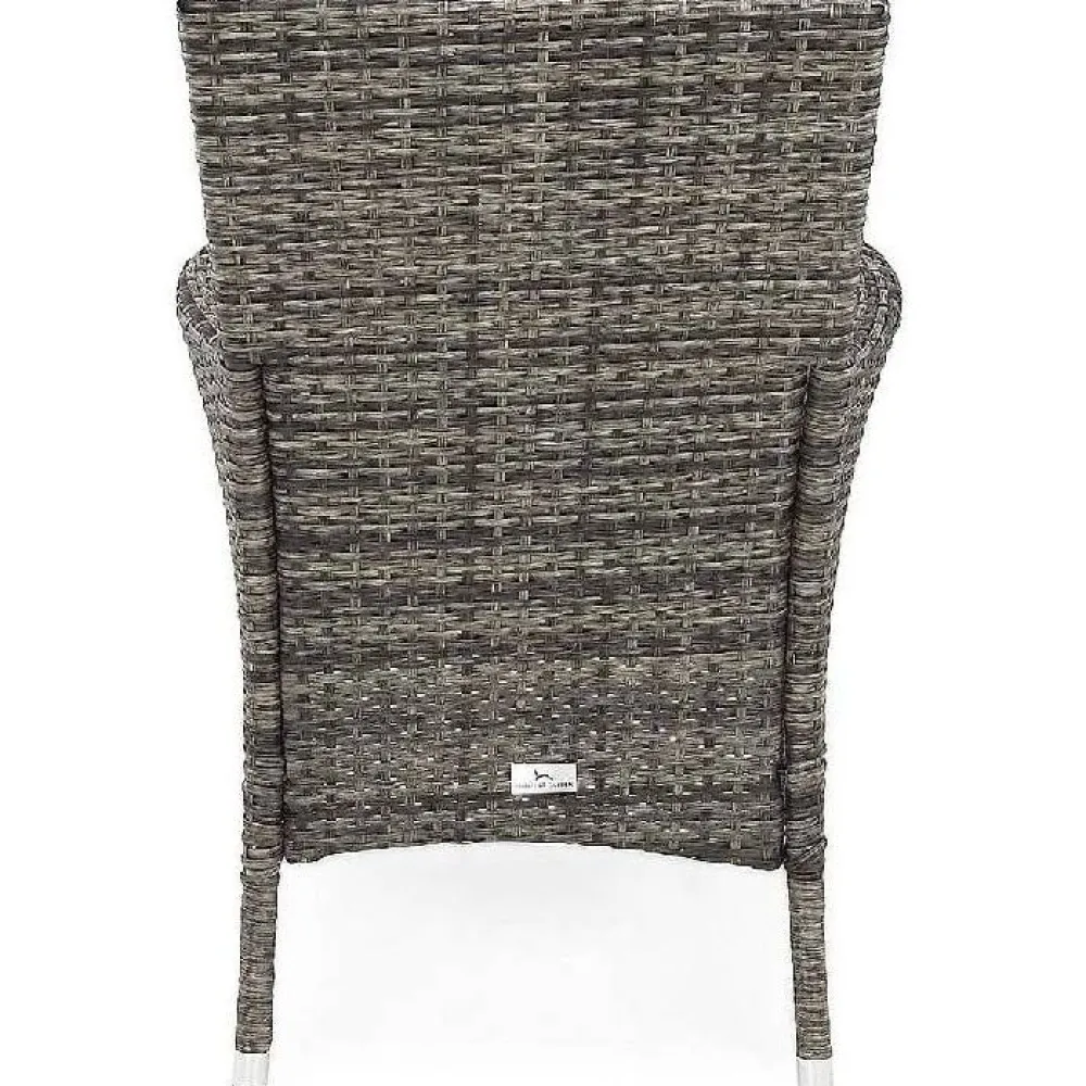 Best Comfort Garden Nojatuoli Thor polyrottinki harmaa