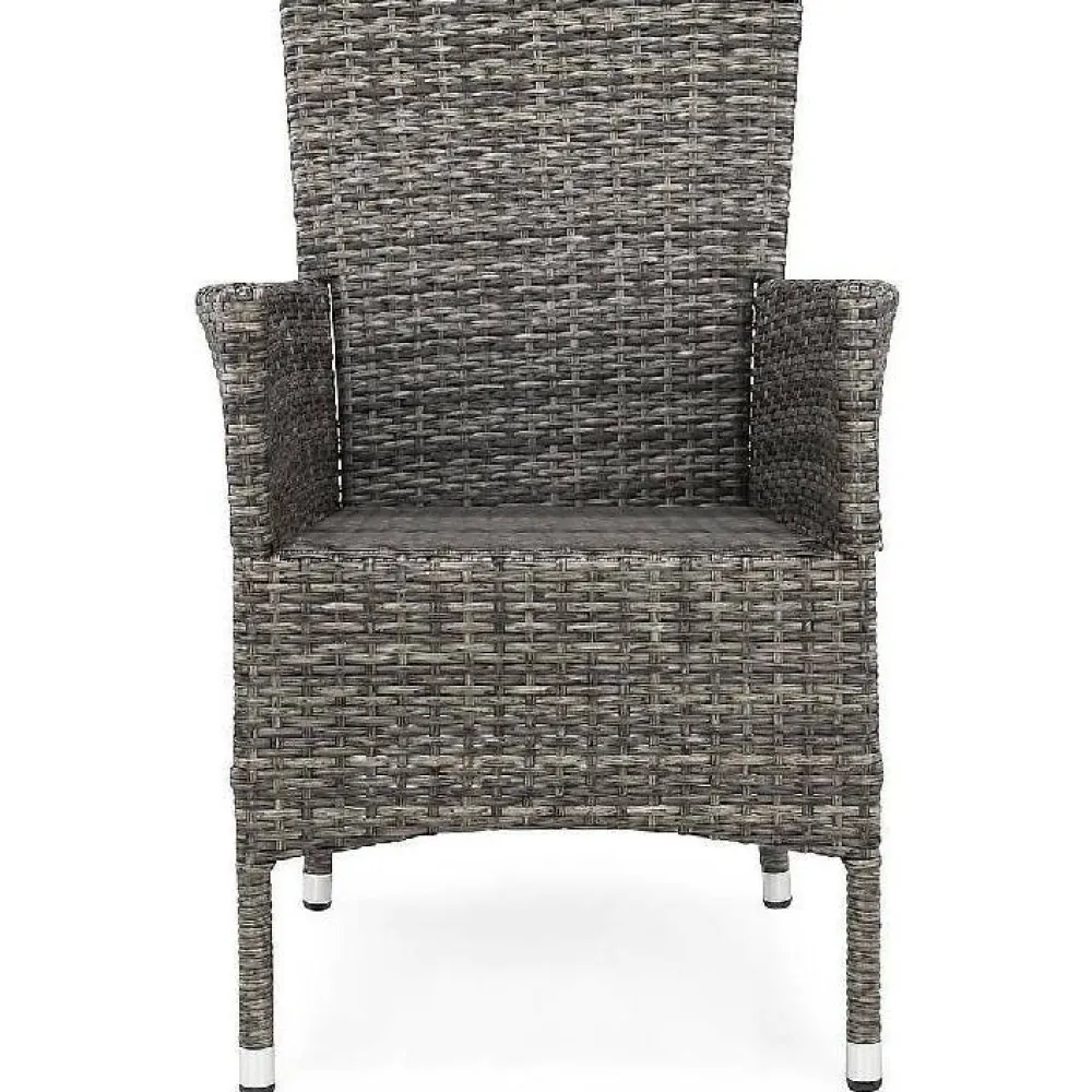 Best Comfort Garden Nojatuoli Thor polyrottinki harmaa