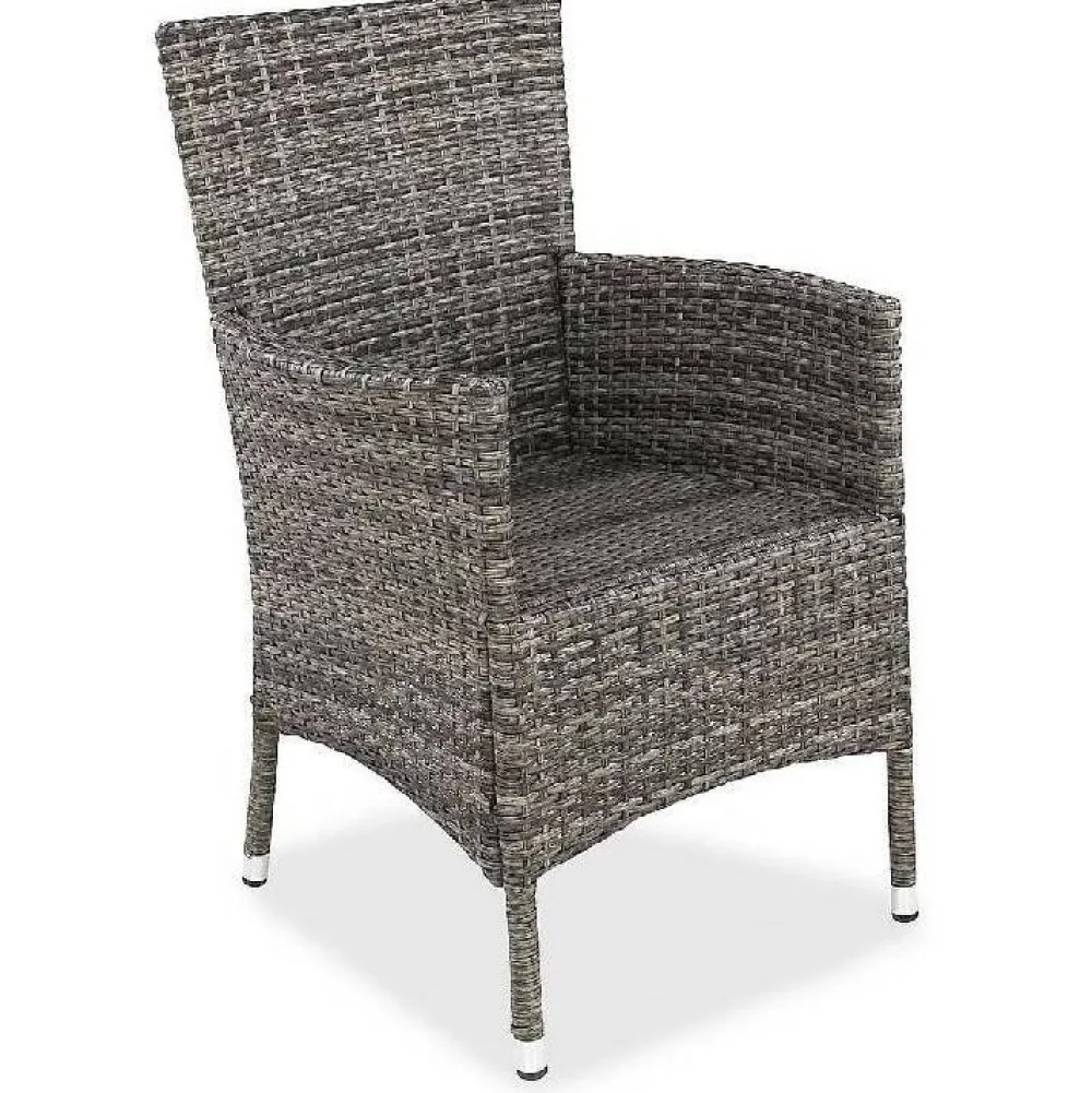 Best Comfort Garden Nojatuoli Thor polyrottinki harmaa