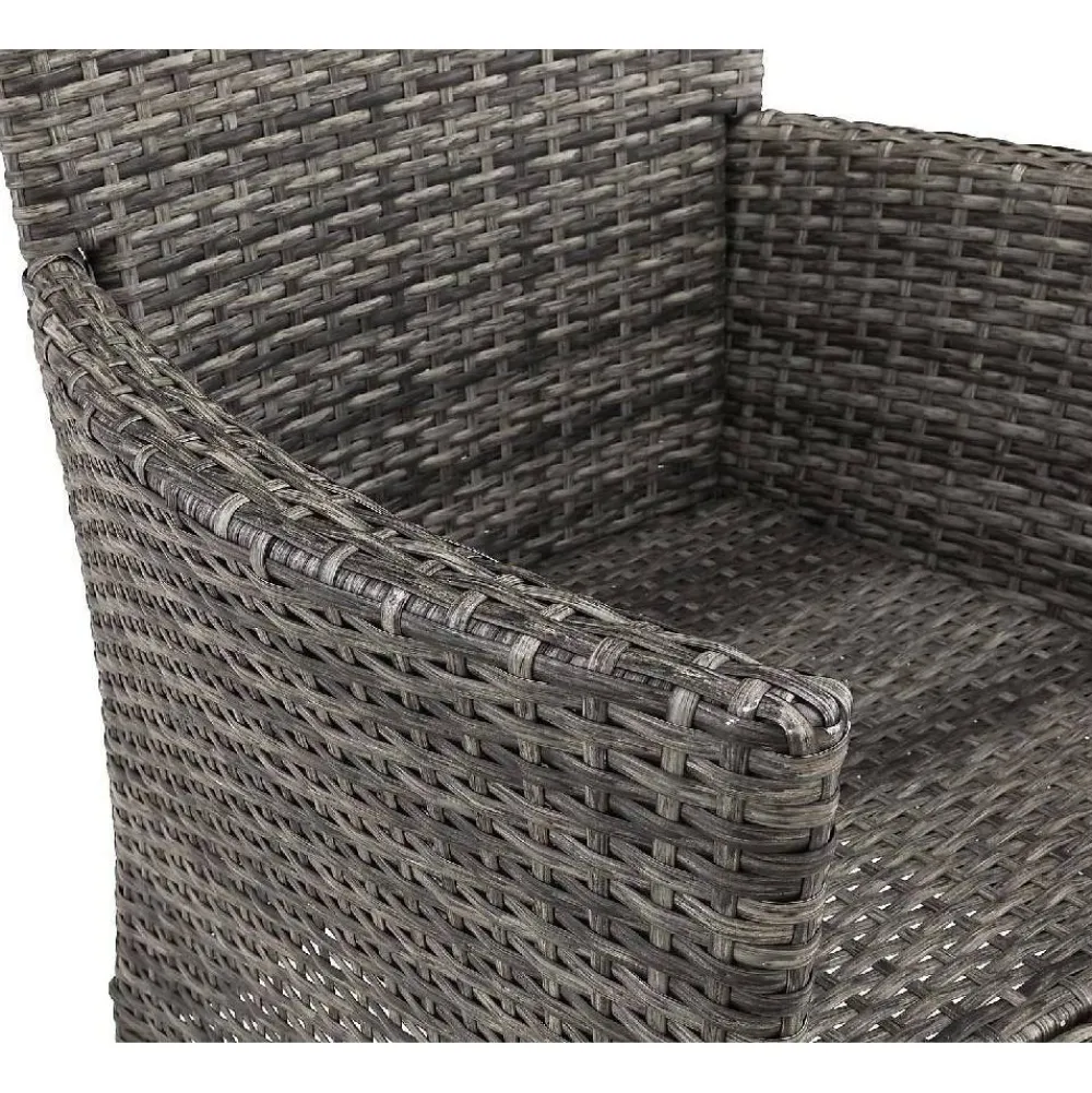 Best Comfort Garden Nojatuoli Thor polyrottinki harmaa