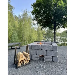 Sale HB-Betoni Nuotiopaikka/pihagrilli Firepit, tulitiilillä