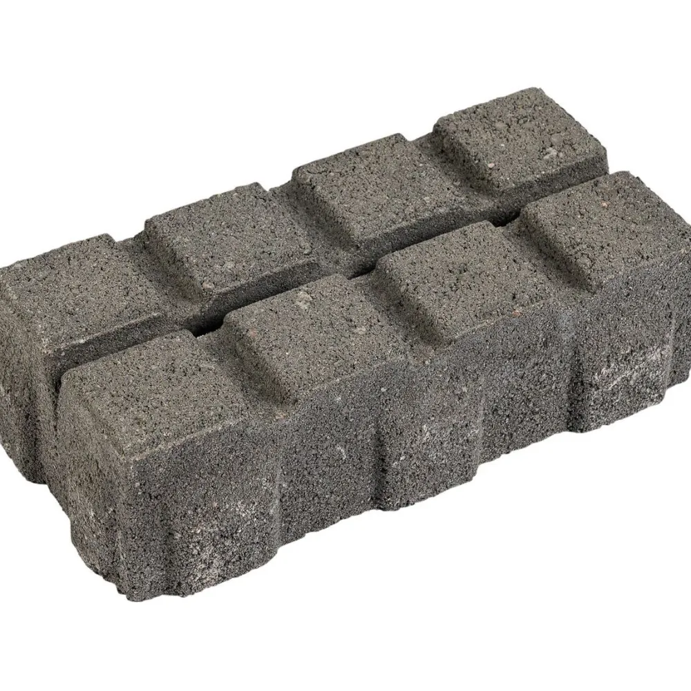 Outlet Betonilaatta Nurmikivi 278x138x80 mm musta