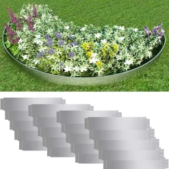 Clearance FinePRICE Nurmikkoaita 20kpl galvanoitu teräs 100x20cm