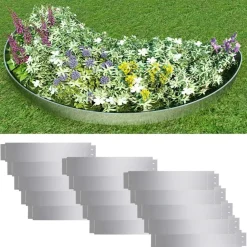 Hot FinePRICE Nurmikkoaita 15kpl galvanoitu teräs 100x20cm