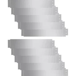 Discount FinePRICE Nurmikkoaita 10kpl galvanoitu teräs 100x20cm