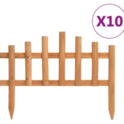 Best FinePRICE Nurmikonreunukset 10 kpl kuusi 4,4 m