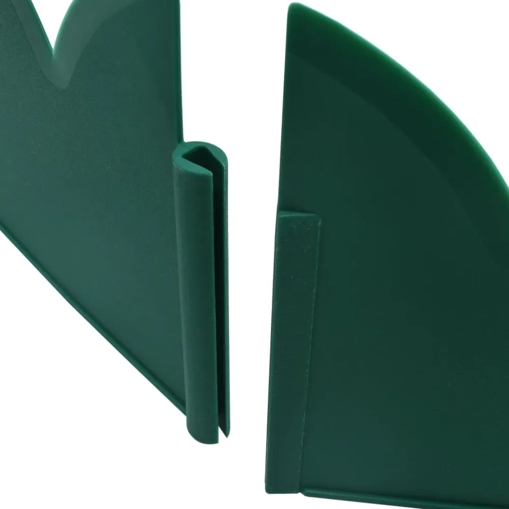 Best FinePRICE Nurmikonreunukset 10 kpl 65x15 cm PP vihreä