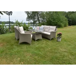Discount Baltic Garden Oleskeluryhmä Bristol, 3+1+1-istuttava, beige