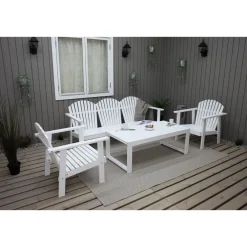 Best Baltic Garden Oleskeluryhmä Kungshamn 5-istuttava valkoinen