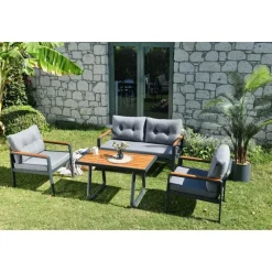 Outlet Linento Garden Oleskeluryhmä Tivoli, 4-istuttava, harmaa