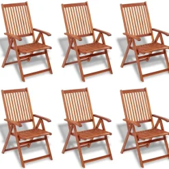 Best FinePRICE 7-os. ulkoruokailuryhmä täysi akaasiapuu