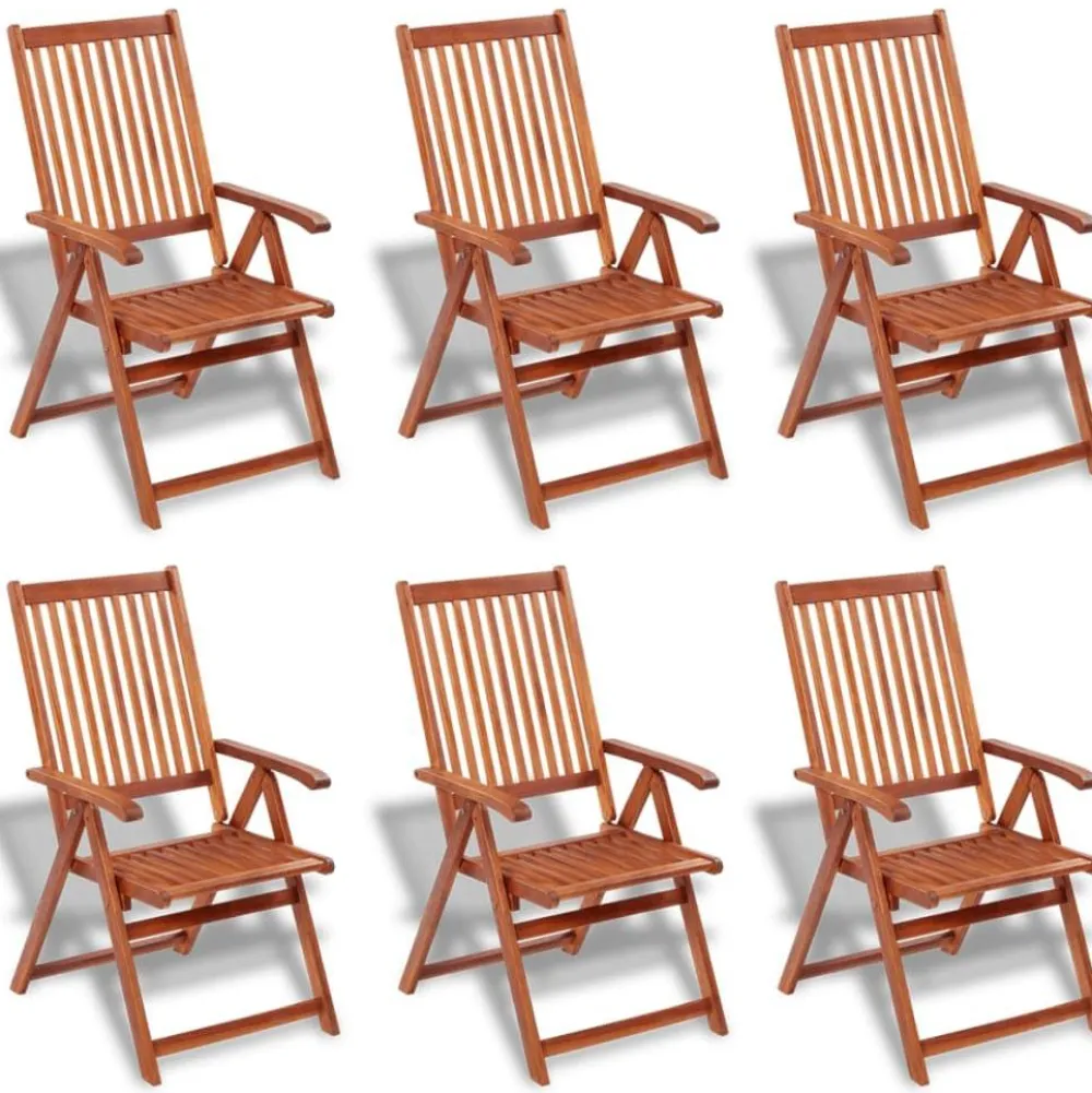 Best FinePRICE 7-os. ulkoruokailuryhmä täysi akaasiapuu