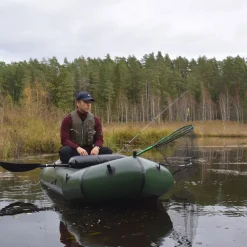 Hot Saimaa Packraft Kayaks Fisher Twin vihreä