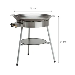 Outlet GrillSymbol Paellasetti Expert-720 Ø72 cm B-500 kaasupoltin säädinletkusetti