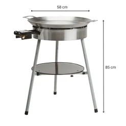 Sale GrillSymbol Paellasetti Expert-580 Ø58 cm D-400 kaasupoltin säädinletkusetti