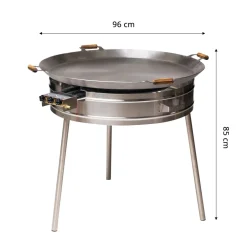 Best GrillSymbol Paellasetti Expert-960 Ø96cm kaasupoltin säädinletkusetti teräs