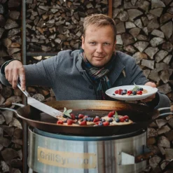 Outlet GrillSymbol Paellasetti PRO-580 Ø58 cm D-400 kaasupoltin säädinletkusetti