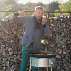 Outlet GrillSymbol Paellasetti PRO-580 Ø58 cm D-400 kaasupoltin säädinletkusetti