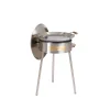 GrillSymbol Paellasetti PRO-580-INOX Ø58 cm D-400 kaasupoltin säädinletkusetti teräs