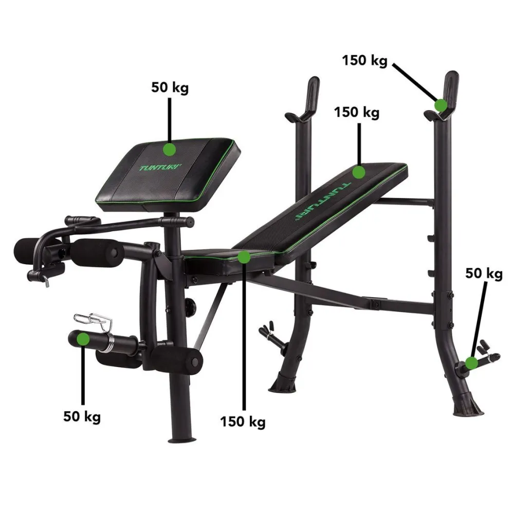 Outlet Tunturi Painonnostopenkki WB40 Compact Width min. 165 cm tangolle