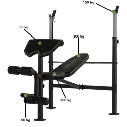 Hot Tunturi Painonnostopenkki WB60 Olympic Width min. 200 cm tangolle