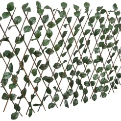 Online FinePRICE Pajusäleikköaidat 5 kpl keinotekoisilla lehdillä 180x60 cm