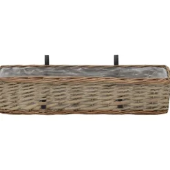 Sale FinePRICE Parveke kukkalaatikko 2 kpl paju pe-vuori 60 cm