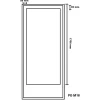 Outlet Kaskipuu Parvekeovi PO4 M18 1.0 mittatilausovi