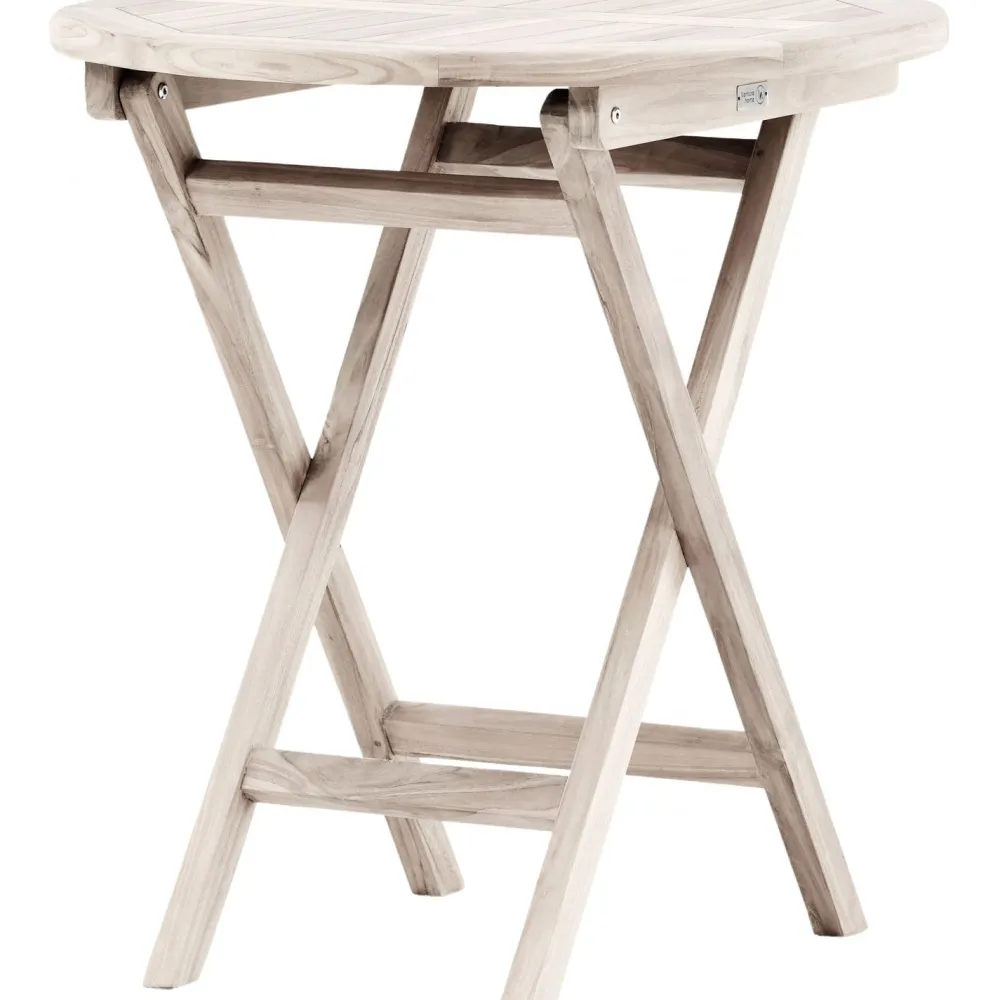 Online Venture Home Parvekepöytä Kenya, ø70cm, vaalea puu