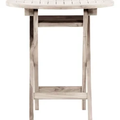 Online Venture Home Parvekepöytä Kenya, ø70cm, vaalea puu