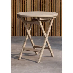 Online Venture Home Parvekepöytä Kenya, ø70cm, vaalea puu