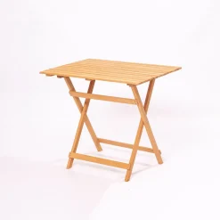 Clearance Linento Garden Parvekeryhmä Rejisör, pöytä + 2 tuolia, kokoontaittuva, kerma