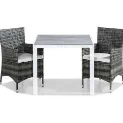 Online Comfort Garden Parvekeryhmä Tunis 2 Thor tuolia harmaa