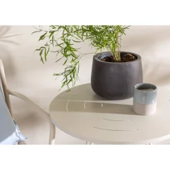 Sale Venture Home Parvekeryhmä , ø60cm beige Bacong-pöytä + 2 mustaa Peking-tuolia