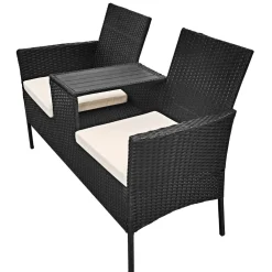 Hot AB Polar Parvekesetti Palma 136x60x85 cm musta