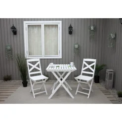 Best Baltic Garden Parvekesetti Wilma 65x65cm pöytä + 2 tuolia er värejäa