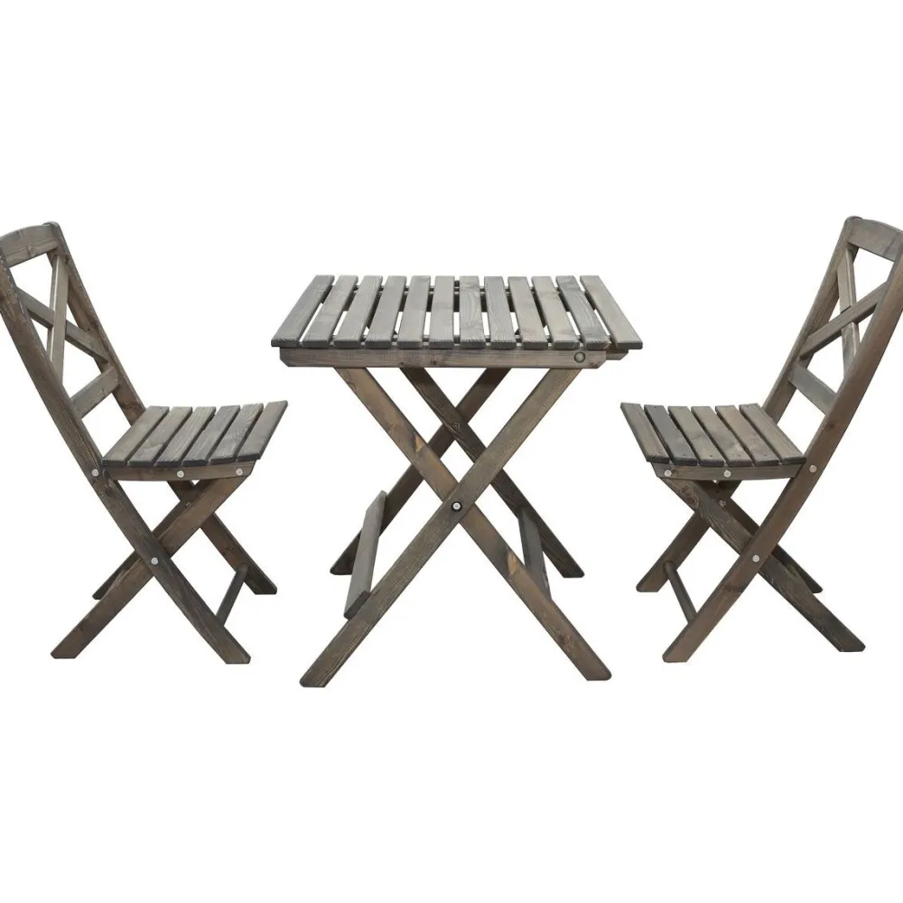 Best Baltic Garden Parvekesetti Wilma 65x65cm pöytä + 2 tuolia er värejäa