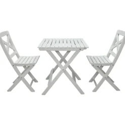 Best Baltic Garden Parvekesetti Wilma 65x65cm pöytä + 2 tuolia er värejäa