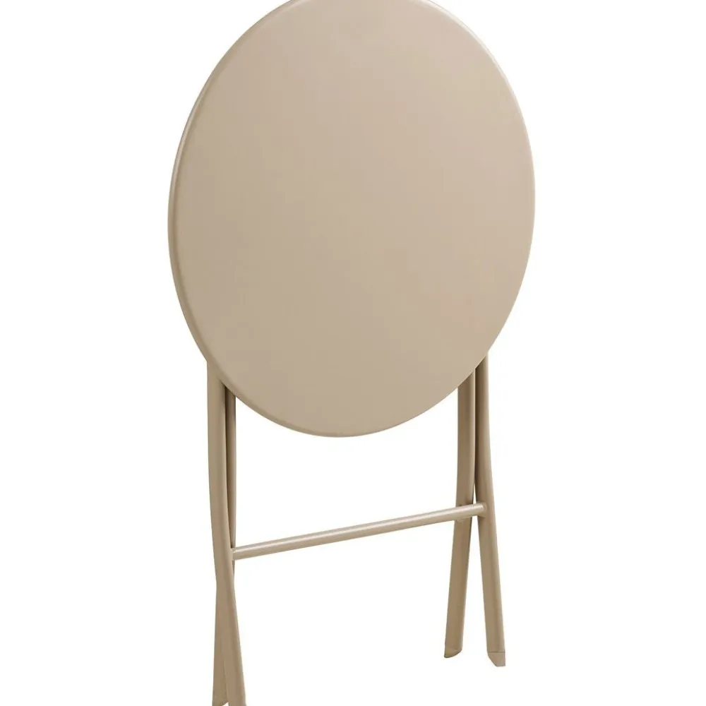 Hot House Nordic Parvekesetti Arcas, ø60cm pöytä + 2 tuolia, taupe
