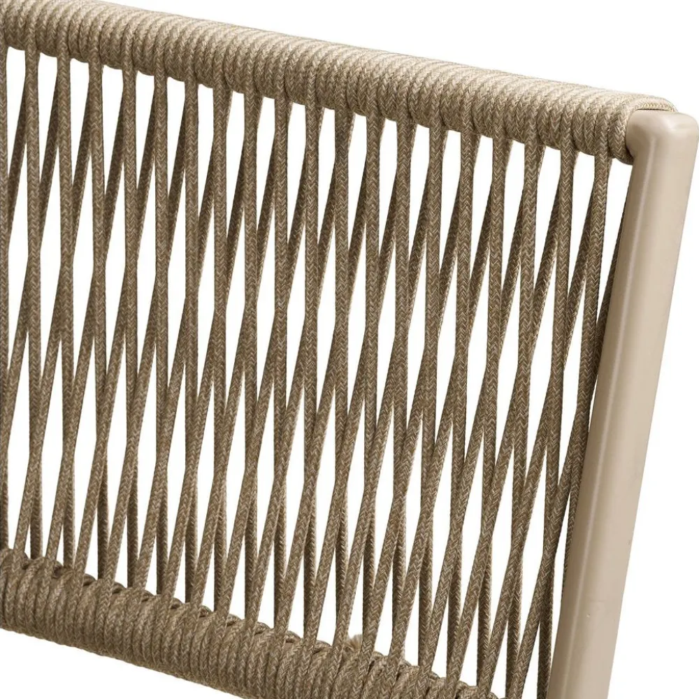 Hot House Nordic Parvekesetti Arcas, ø60cm pöytä + 2 tuolia, taupe