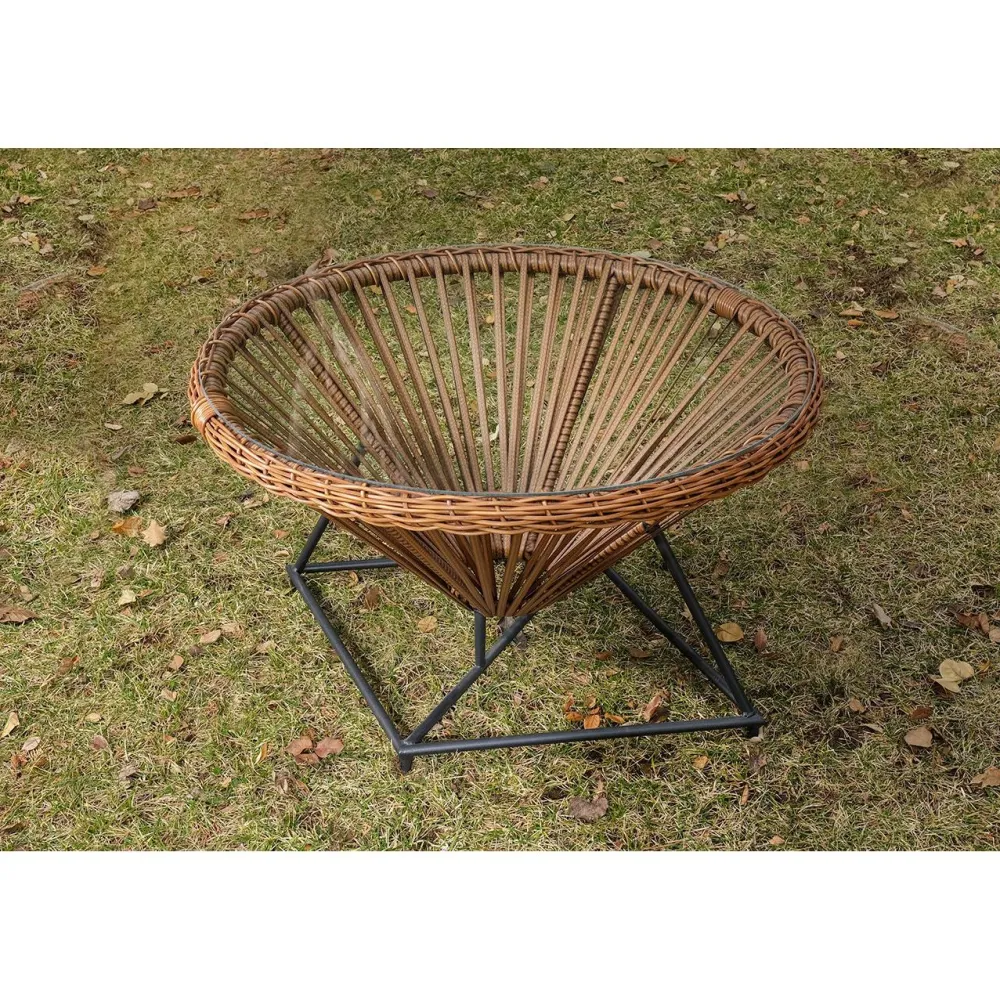 Clearance Linento Garden Parvekesetti Vera pöytä + 2 tuolia ruskea