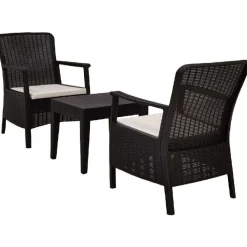 Best Linento Garden Parvekesetti Orlando, 2 tuolia + pöytä, antrasiitti