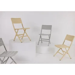 Sale Brafab Parveketuoli Wilkie, kokoontaittuva, vaaleanharmaa
