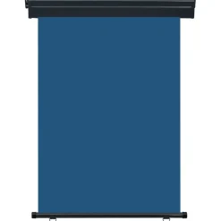 FinePRICE Parvekkeen sivumarkiisi 125x250 cm sininen