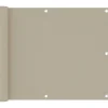 New FinePRICE Parvekkeen suoja beige 75x300 cm oxford kangas