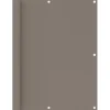 FinePRICE Parvekkeen suoja harmaanruskea 120x600 cm oxford kangas