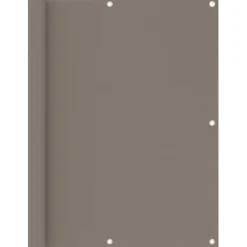 FinePRICE Parvekkeen suoja harmaanruskea 120x600 cm oxford kangas