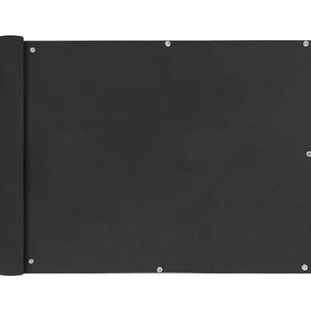 Best FinePRICE Parvekkeen suoja 75x300 cm Oxford-kangas musta