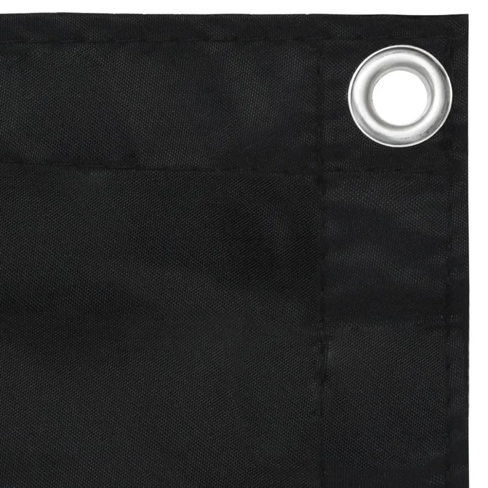 Best FinePRICE Parvekkeen suoja 75x300 cm Oxford-kangas musta